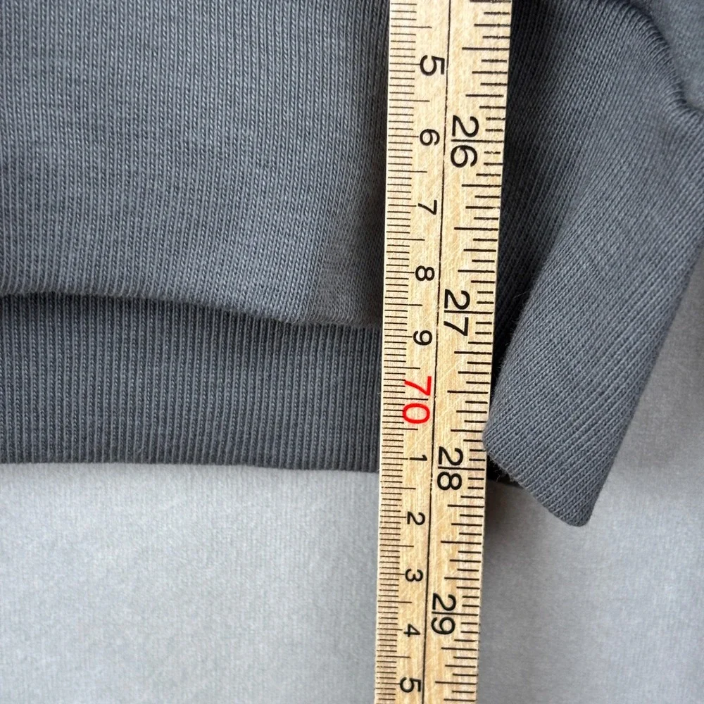 American Apparel California Fleece Zip Up Hoodie Charcoal Grey Norm Indie Mens S